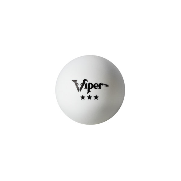 Viper 3-Sterne Tischtennisbälle | 6 Stück | 40 Mm | Für Freizeit & Wettkampf